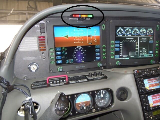 Alpha Systems AOA Merlin Installed in a Cirrus SR22